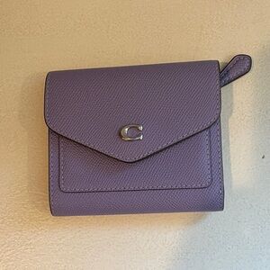 Coach Lavender Leather Wallet